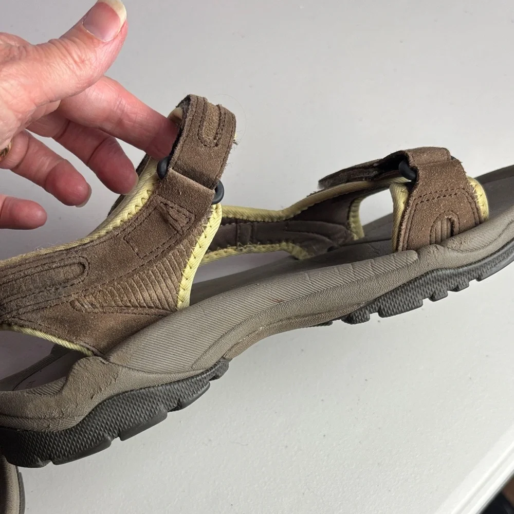 Teva Brown and Cream Women's Universal Hiking Sandals